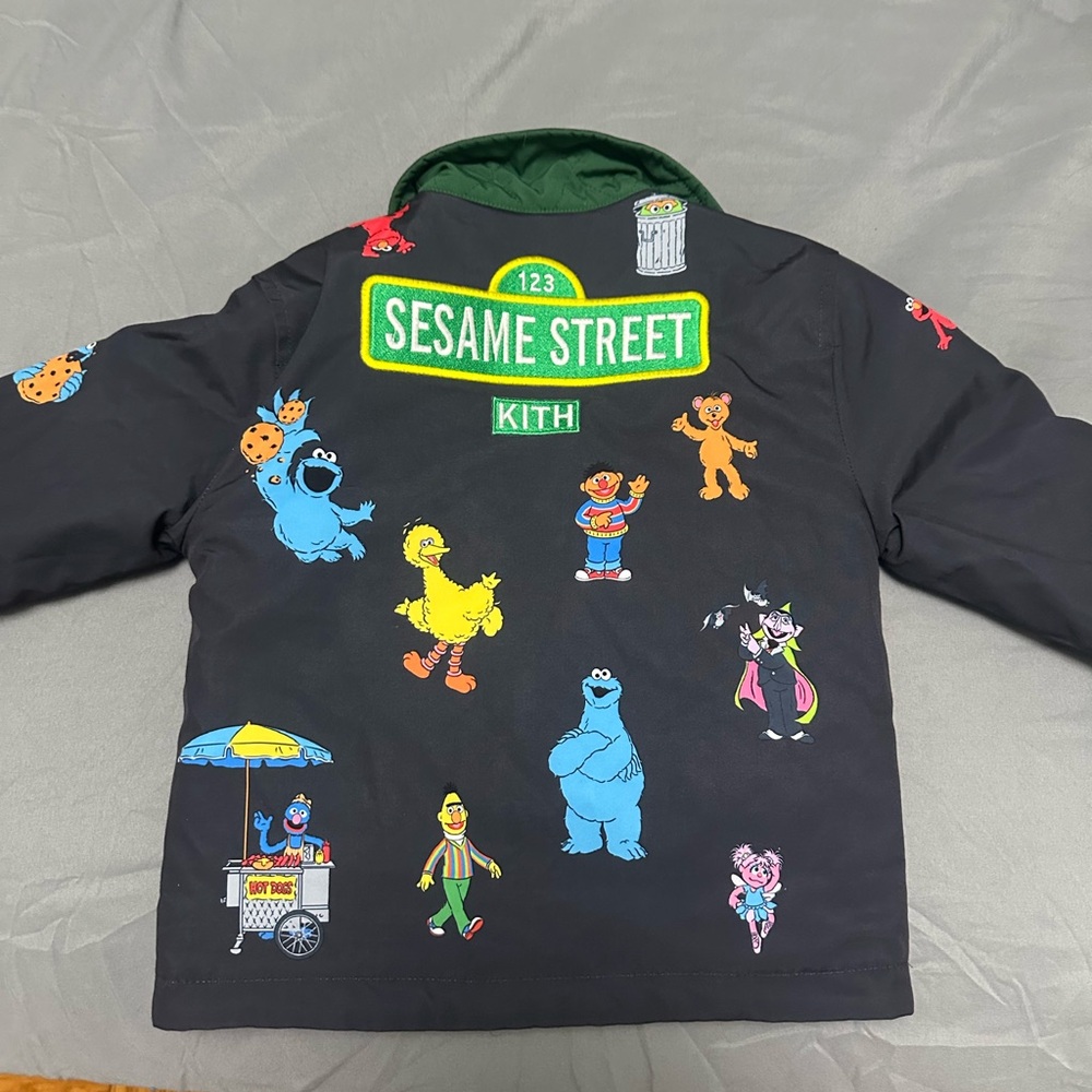Kith Kids for Sesame Street Reversible Coaches Jacket